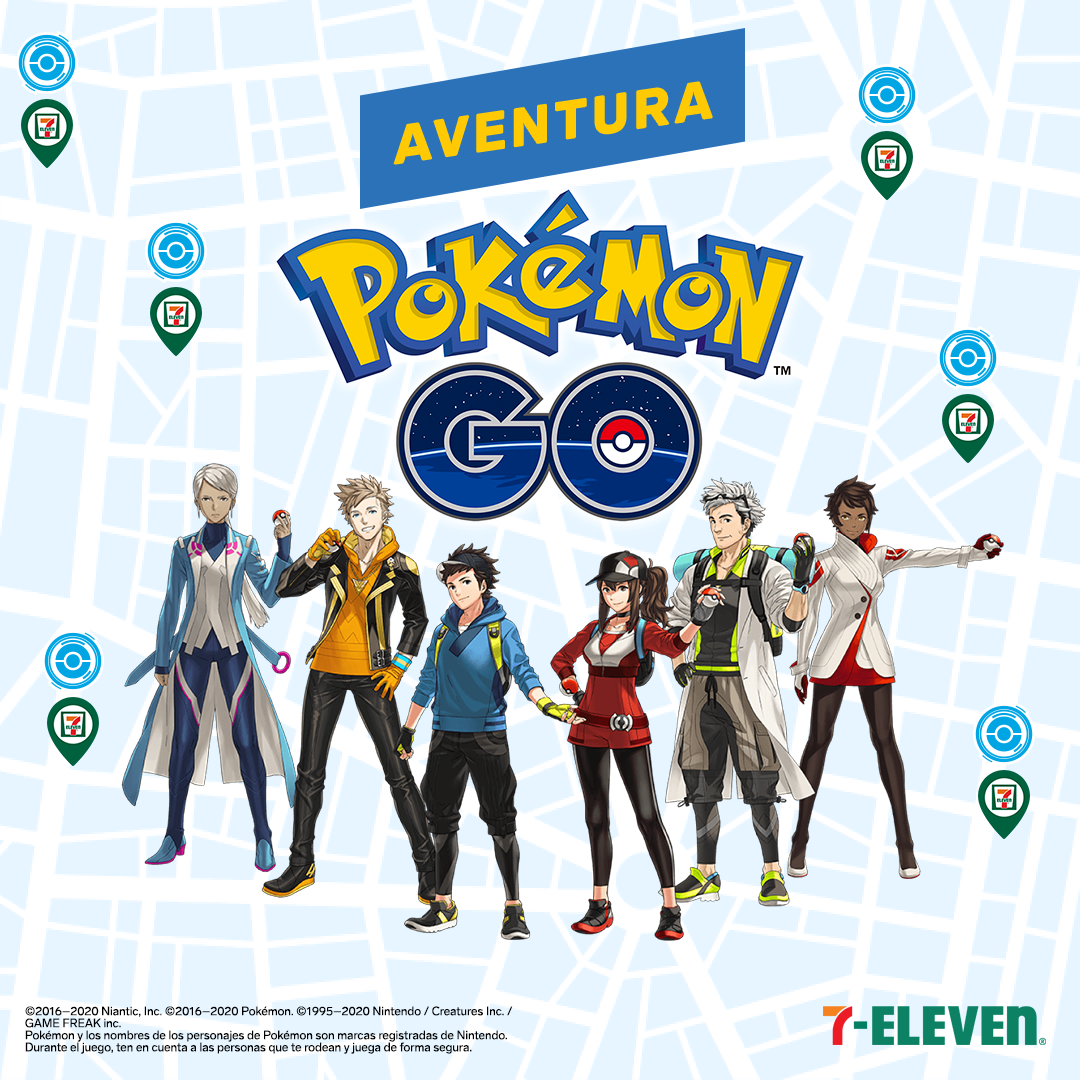Aventura Pokémon GO en 7-Eleven